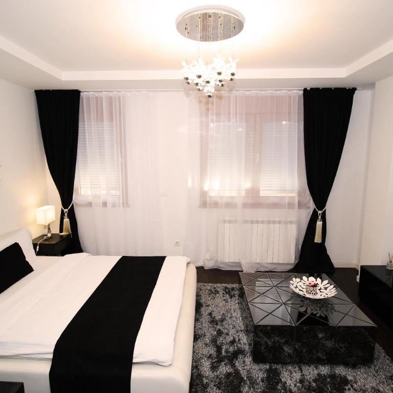 Apartment Glam A block Delta City New Belgrade - Studio avec Vue sur Jardin - 9