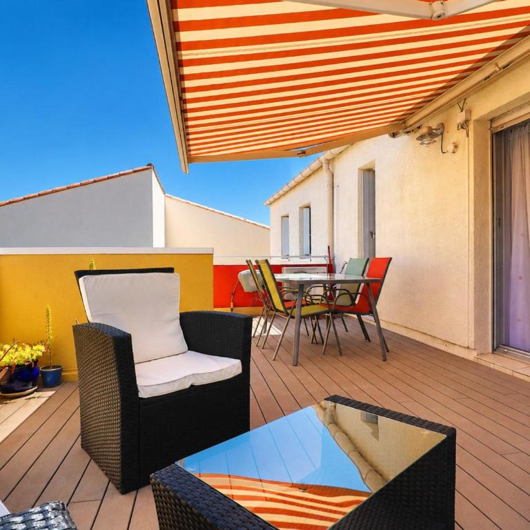 Spacieux T3, terrasse vue montagne - 6 pers. - FR-1-472-221 - Apartment - 2