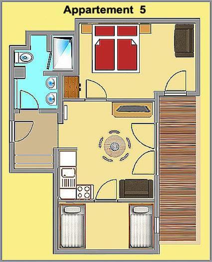 Haus Waldblick - Apartment mit 2 Schlafzimmern und Balkon - 5