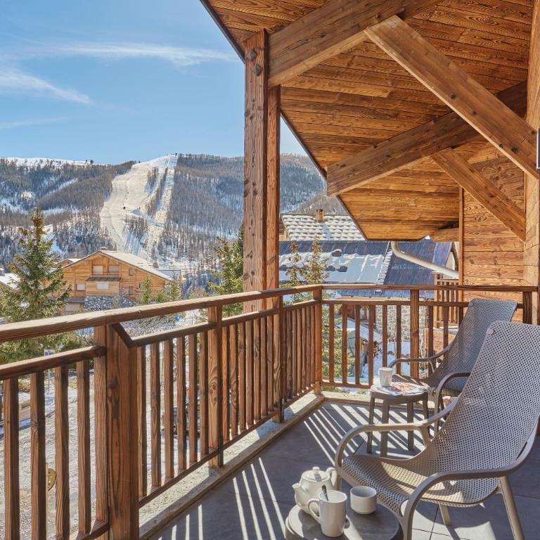 Résidence Odalys Le Mont d'Auron - Appartement 2 Chambres avec Vue sur la Montagne - 20