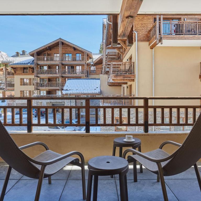 Résidence Odalys Le Mont d'Auron - Appartement avec Vue sur la Montagne - 14