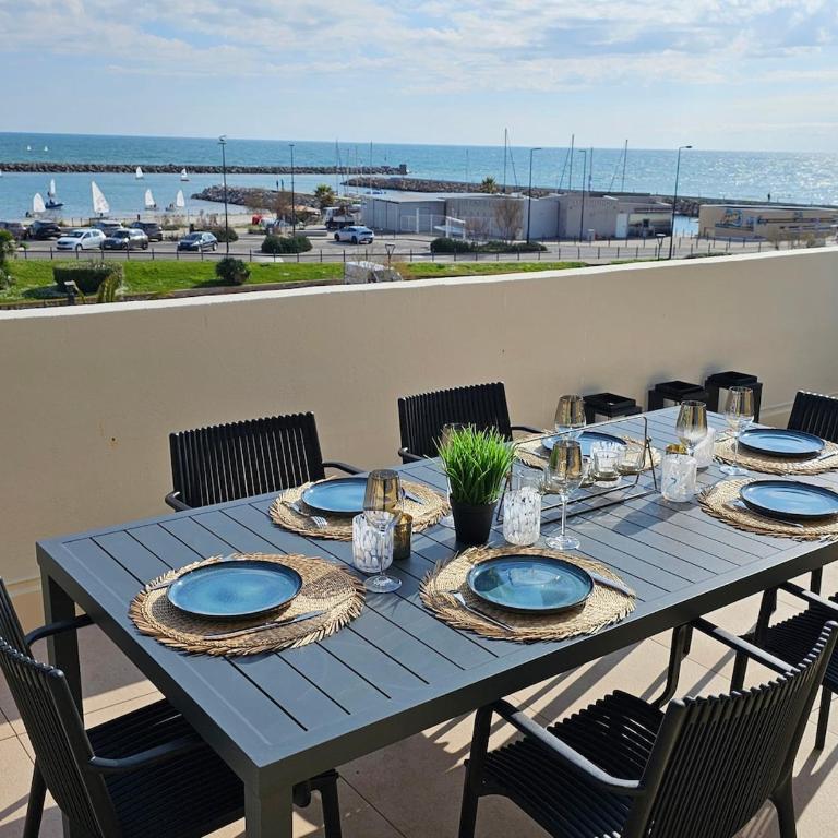 Face à La Mer, Superbe Roof TOP, Vue Mer Panoramique, Solarium, Clim - Apartment - 6