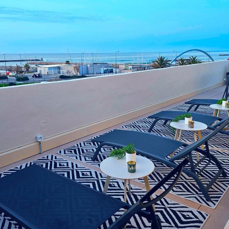 Face à La Mer, Superbe Roof TOP, Vue Mer Panoramique, Solarium, Clim - Apartment - 7