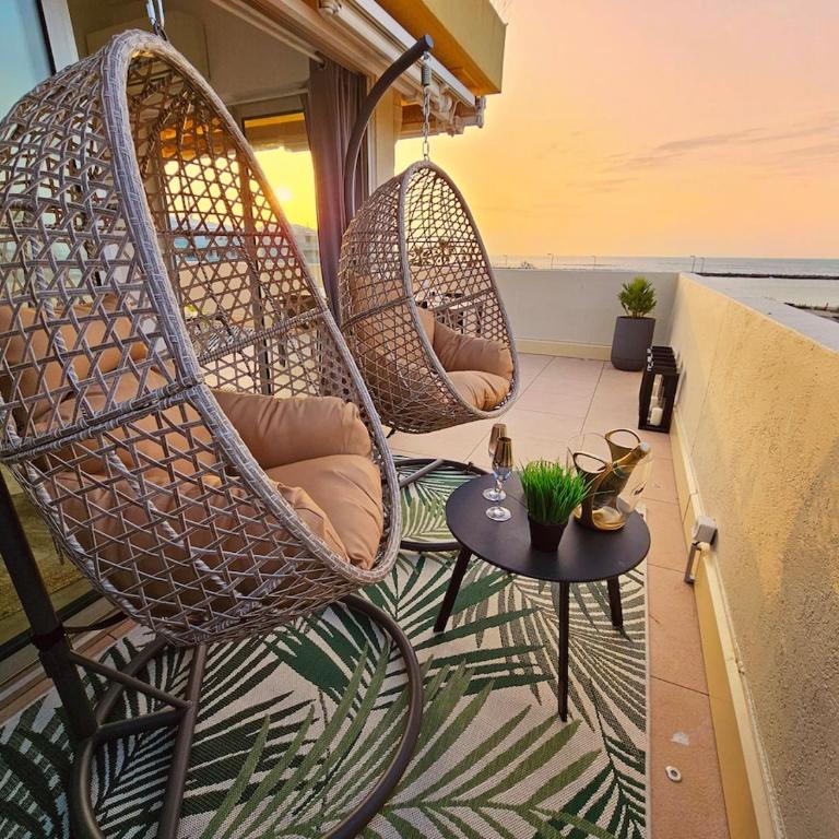 Face à La Mer, Superbe Roof TOP, Vue Mer Panoramique, Solarium, Clim - Apartment - 8
