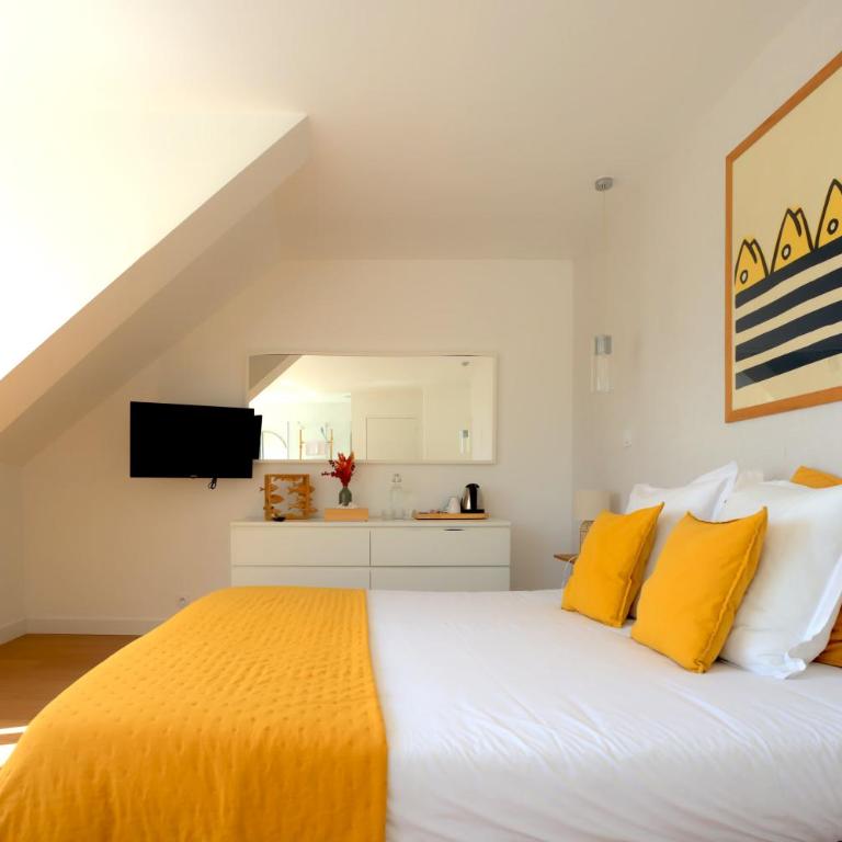 La Villa des Sables - Chambre Double ou Lits Jumeaux - Vue Latérale sur Mer - 7