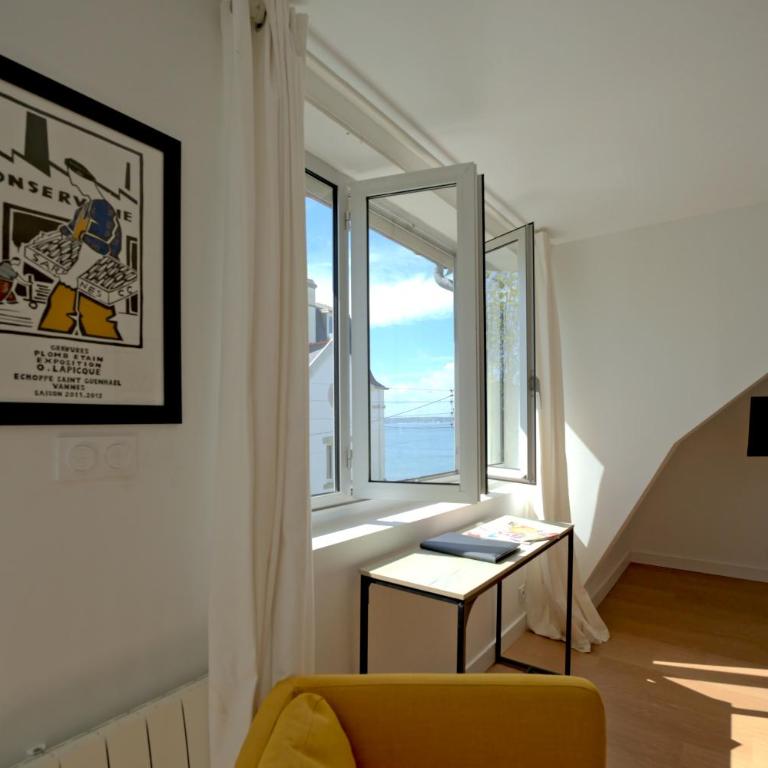 La Villa des Sables - Chambre Double ou Lits Jumeaux - Vue Latérale sur Mer - 5