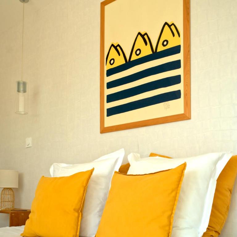 La Villa des Sables - Chambre Double ou Lits Jumeaux - Vue Latérale sur Mer - 9