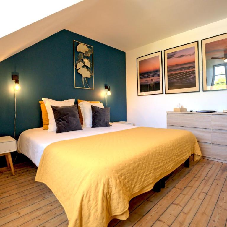La Villa des Sables - Chambre Lit King-Size - Vue sur Jardin - 3