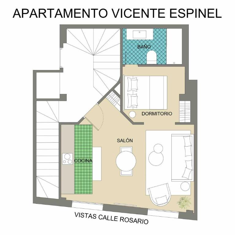 Vicente Espinel Apartment - Haus mit 1 Schlafzimmer - 9