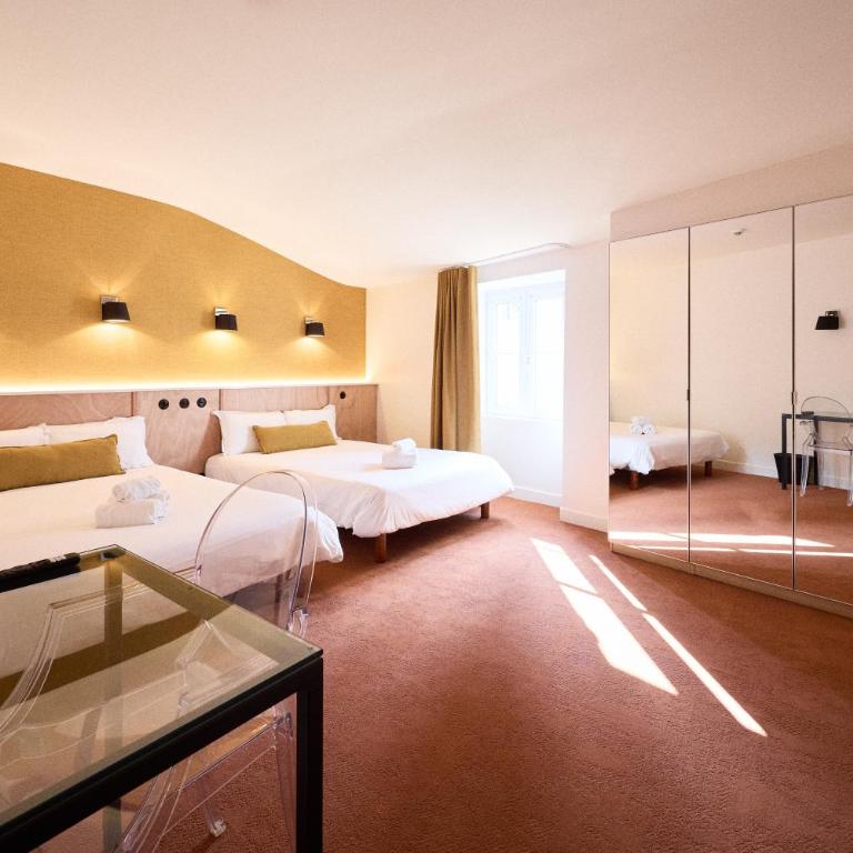 Hôtel Henri IV - Chambre Familiale Quadruple - 1