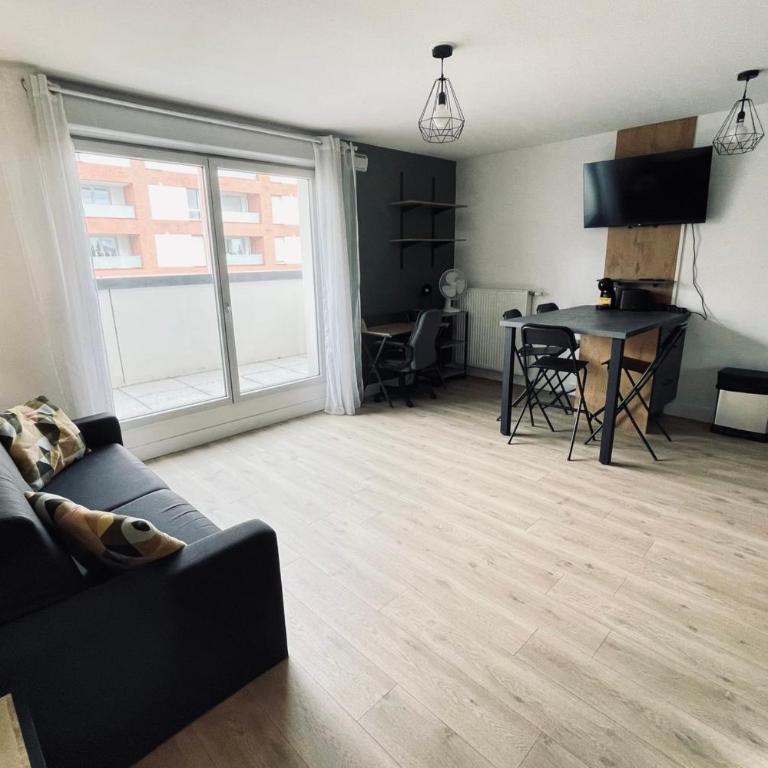 Studio avec balcon et Wifi à Toulouse - Studio - 12