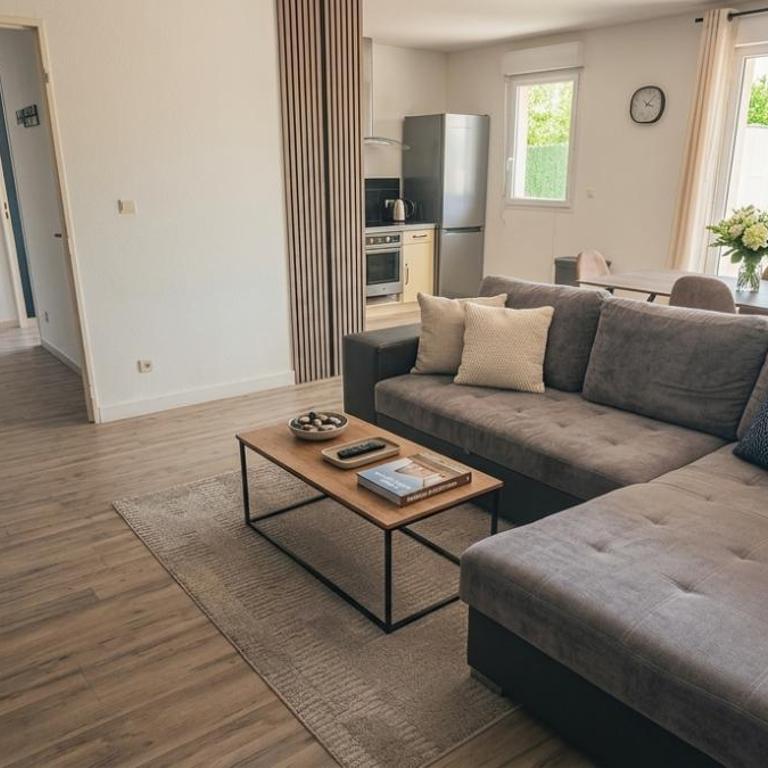 Grand 2 pièces avec Belle Terrasse & Barbecue - One-Bedroom Apartment - 8