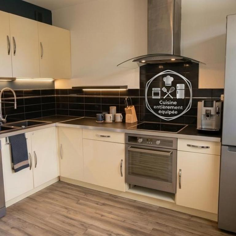Grand 2 pièces avec Belle Terrasse & Barbecue - One-Bedroom Apartment - 10