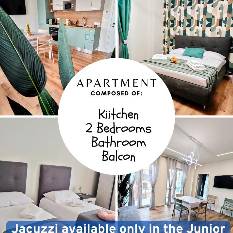 Sweet SN Suite - Junior Suite con Idromassaggio & Apartment - Vacation Rental - Monopoli - Two-Bedroom Apartment with Balcony - 2