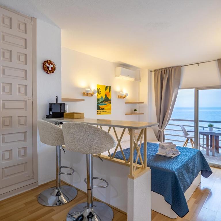 Inftour Ocean Loft Calpe – First Line Sea View - Studio-Apartment mit 1 Doppelbett - 15