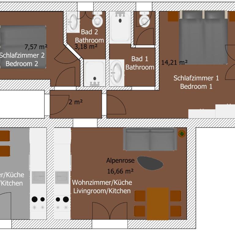 Ella's - Apartment mit Balkon - 20