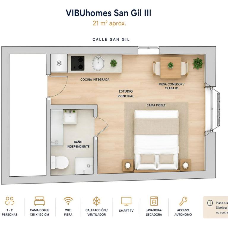 VIBUhomes Estudio II con encanto en Casco Antiguo - Apartamento de 1 dormitorio - 9