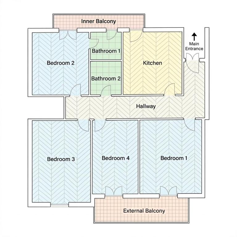 Ricasoli 120 - Monopoli Central Apartment - Four-Bedroom Apartment - 36