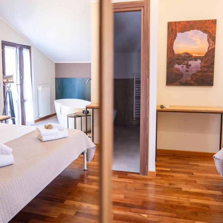 La Ginestra in Fiore Camere - Habitación Doble Deluxe con bañera - 16