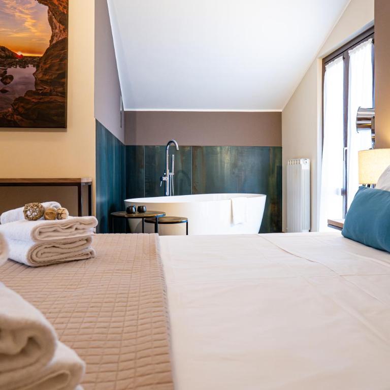 La Ginestra in Fiore Camere - Habitación Doble Deluxe con bañera - 26