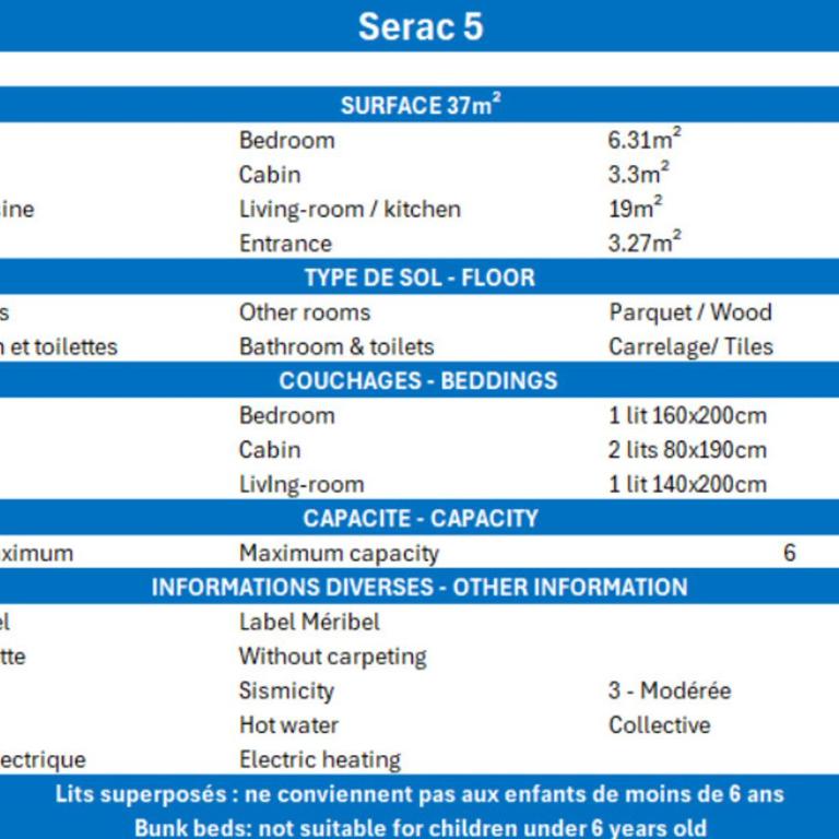 Appartement 2 Pièces Cabine, 6 Pers. Méribel, Calme - FR-1-182-102 - Appartement (6 Adultes) - 19
