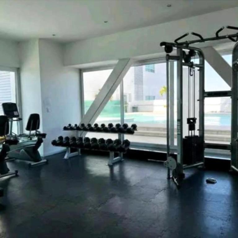 Torre Eme Azul Celeste de Lujo Frente Playa y Malecon - Appartement 1 Chambre - 6
