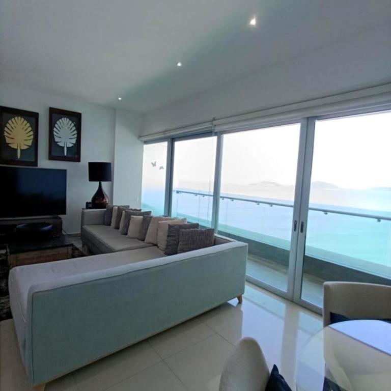 Torre Eme Azul Celeste de Lujo Frente Playa y Malecon - Appartement 1 Chambre - 13