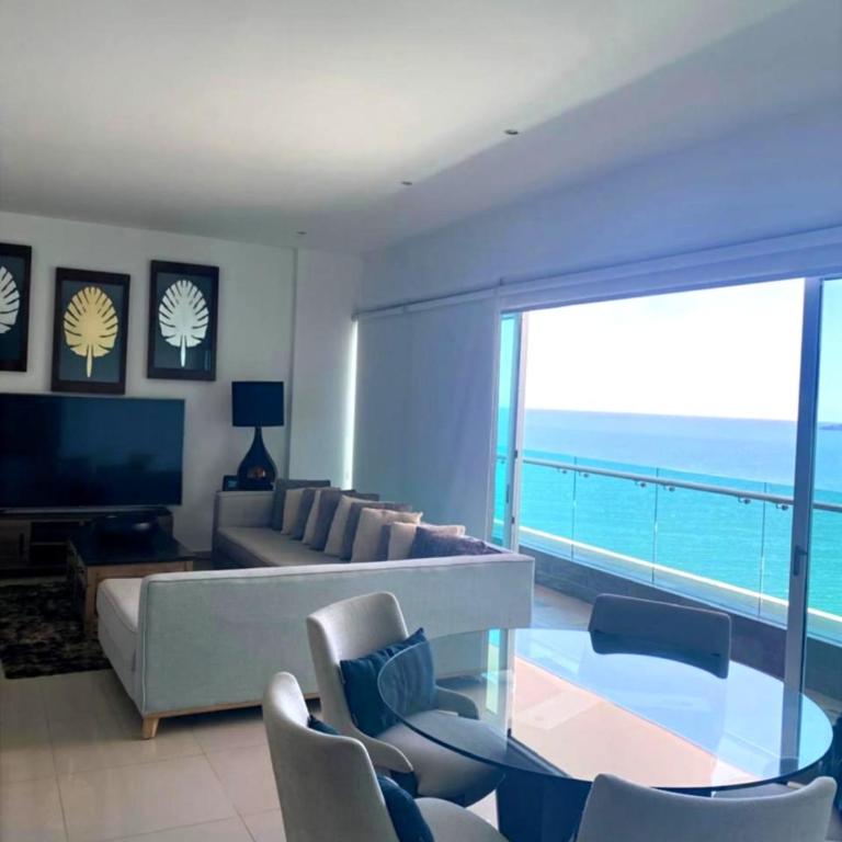Torre Eme Azul Celeste de Lujo Frente Playa y Malecon - Appartement 1 Chambre - 18