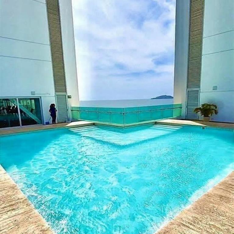 Torre Eme Azul Celeste de Lujo Frente Playa y Malecon - Appartement 1 Chambre - 24