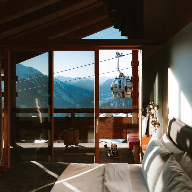 W Verbier - Suite Junior Lit King-Size avec Canapé-Lit - Vue sur Montagne - 6