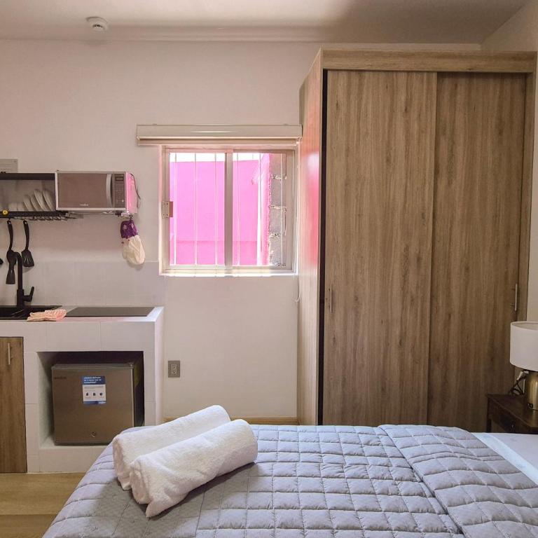 Polanco Living, Estudio cerca de Embajada y Masaryk - Studio-Apartment mit 1 Doppelbett - 15