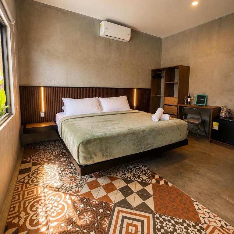 Eco Hotel La Colina Mirador Con aire acondicionado - Habitación Superior con cama extragrande - 1