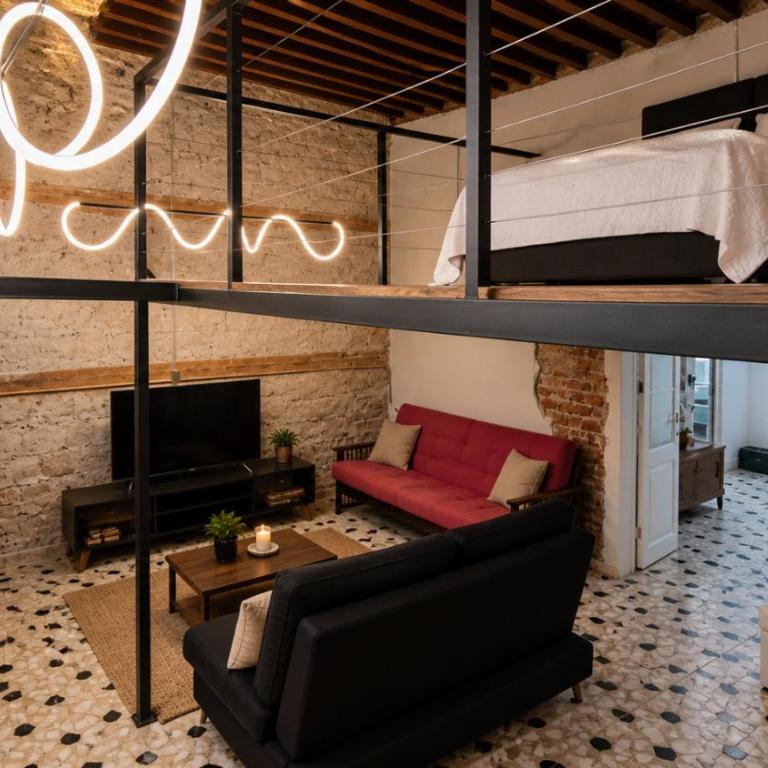 Casa BO Loft de Diseño Industrial en el Corazón de la CDMX - Apartamento de 1 dormitorio - 2