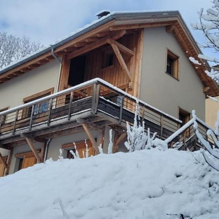 Chalet l'Ecrin, 6 pers, vue panoramique sur la Meije - Chalet - 2