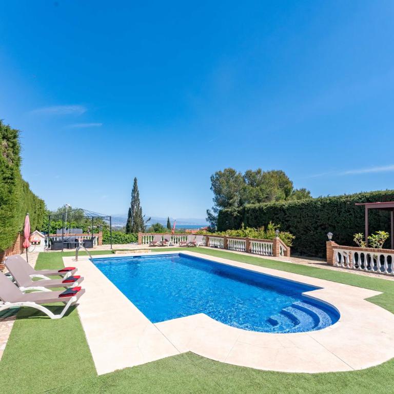 Villa Buenavista Malaga - sea view, private heated pool, spa, 5 bedrooms - Villa con piscina privada - 49