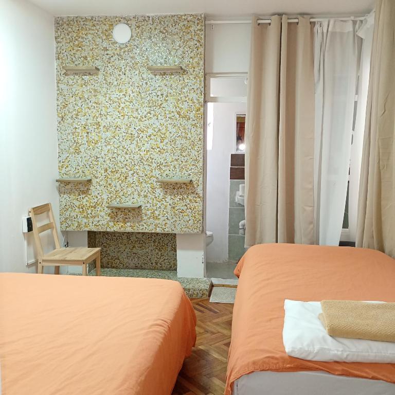 Habitación para 3 personas - Room for 3 - Hostal Kahlo Coyoacán CDMX México - Chambre Triple - 1