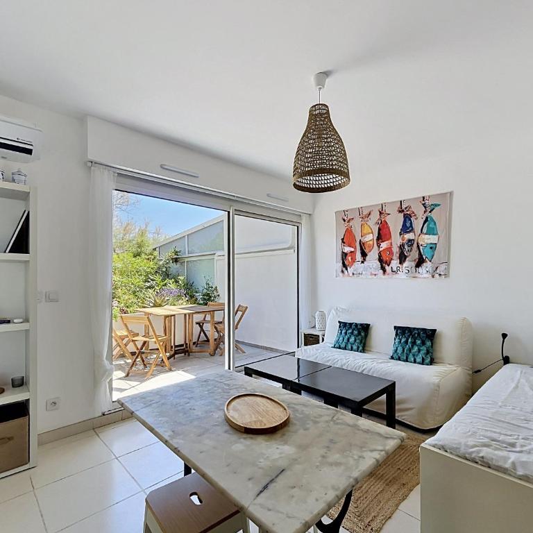 Studio avec terrasse et climatisation, proche plage - Studio - 3
