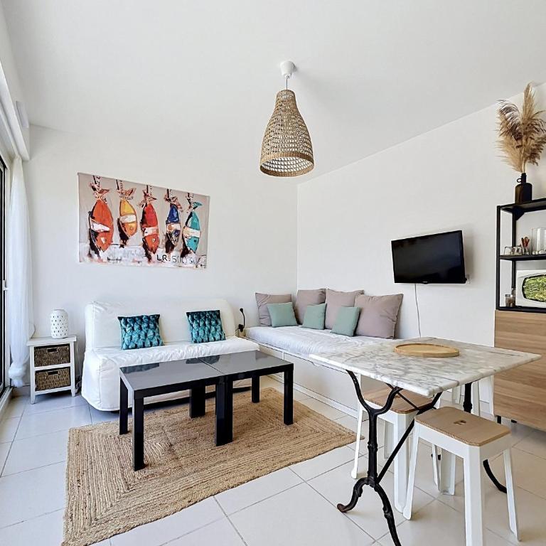Studio avec terrasse et climatisation, proche plage - Studio - 5