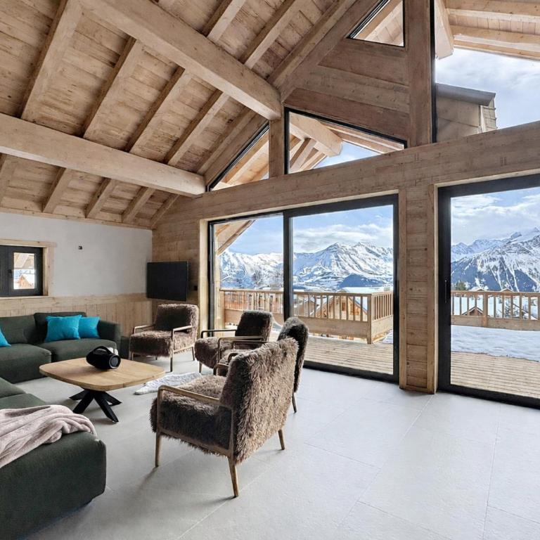 Chalet ski aux pieds vue panoramique - 14 pers. - Chalet 3 Chambres - 1