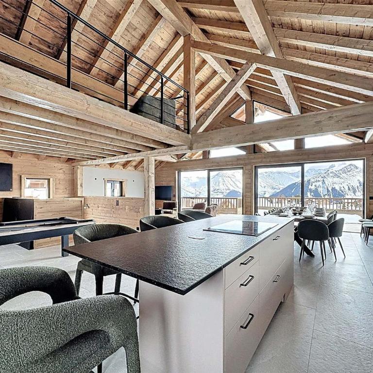 Chalet ski aux pieds vue panoramique - 14 pers. - Chalet 3 Chambres - 7