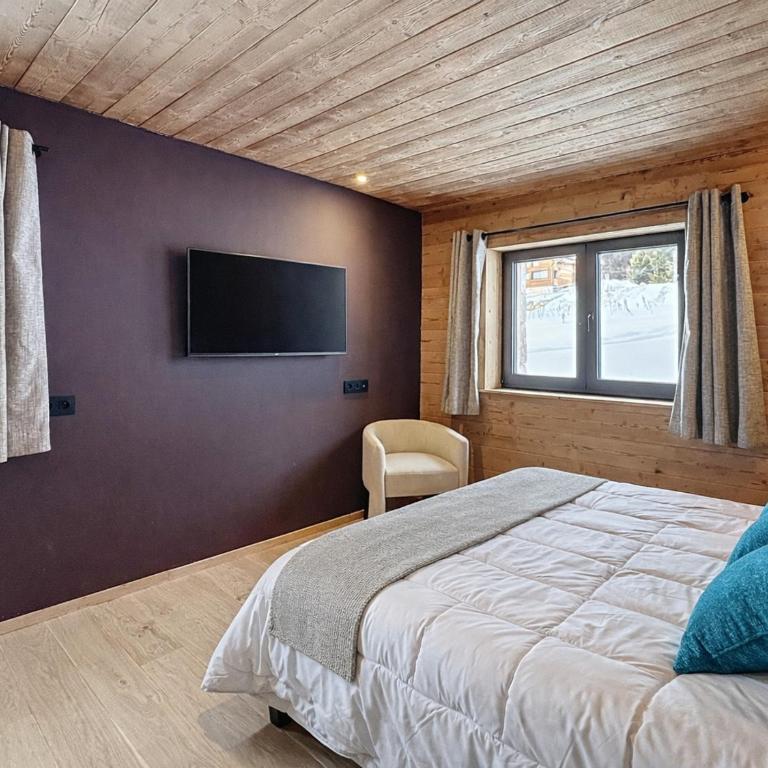 Chalet ski aux pieds vue panoramique - 14 pers. - Chalet 3 Chambres - 9