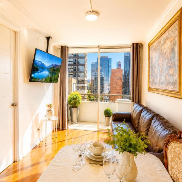 A4 Dpto Metro Santa Lucía UC cerca Providencia - One-Bedroom Apartment - 18