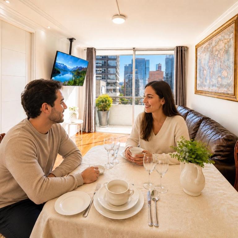 A4 Dpto Metro Santa Lucía UC cerca Providencia - One-Bedroom Apartment - 3