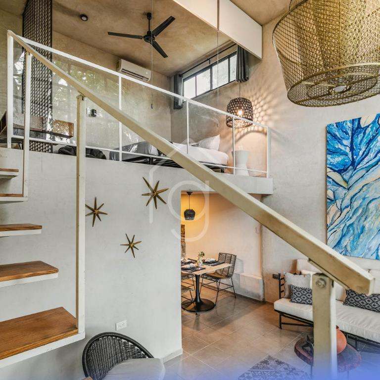 Central and spacious Loft with swimming pool by Av Montejo - One-Bedroom Apartment - 7