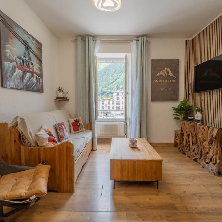 Chez Aline Central Chamonix - Happy Rentals - Appartement avec Vue sur la Montagne - 6