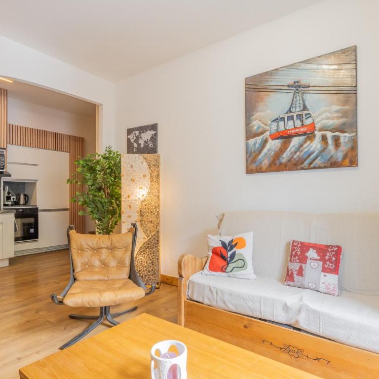 Chez Aline Central Chamonix - Happy Rentals - Appartement avec Vue sur la Montagne - 10
