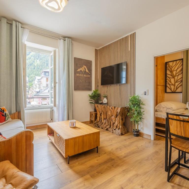 Chez Aline Central Chamonix - Happy Rentals - Appartement avec Vue sur la Montagne - 11
