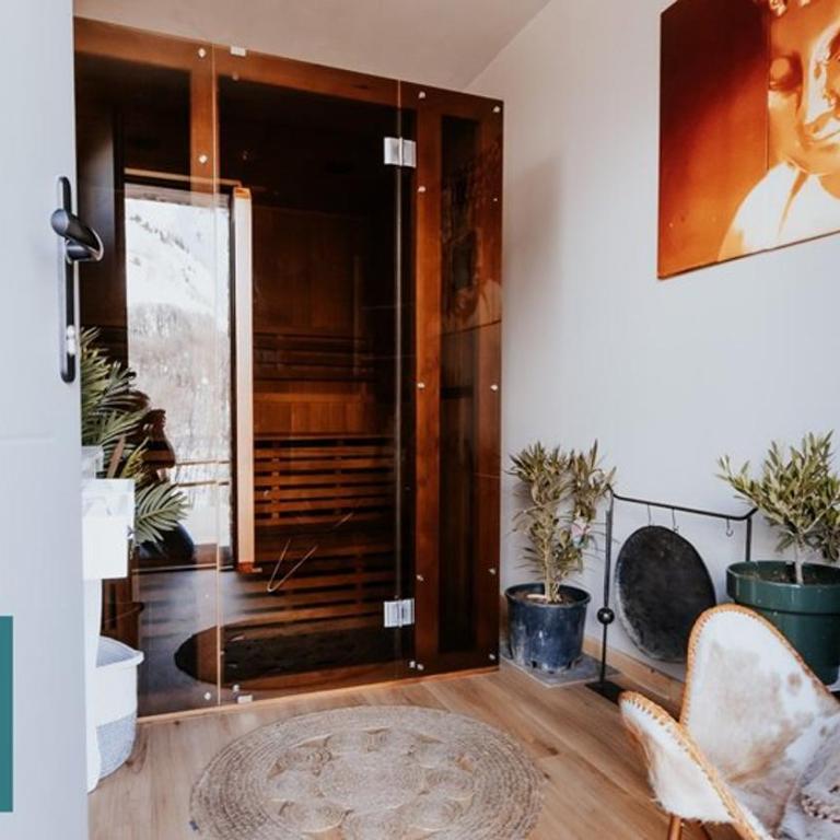 Un duplex alpin avec sauna et vue panoramique sur les Aiguilles d’Arves - Appartement Supérieur avec Sauna - 4