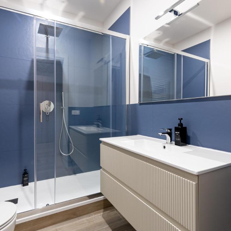Il Blu monolocale contemporaneo e balcone Bergamo - Apartamento Estudio con balcón - 4