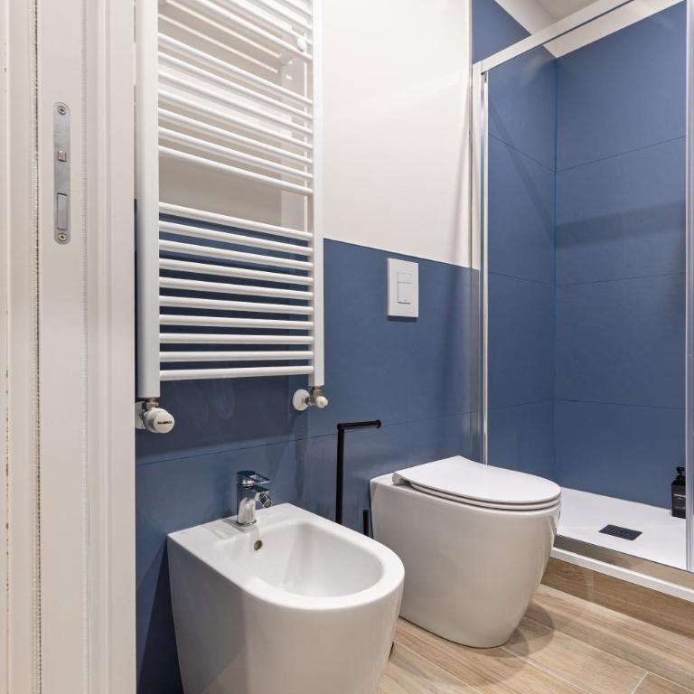 Il Blu monolocale contemporaneo e balcone Bergamo - Apartamento Estudio con balcón - 14